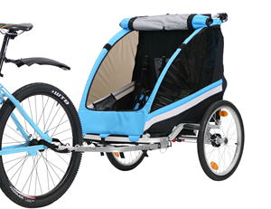 Poussette pliable <span class=keywords><strong>pour</strong></span> <span class=keywords><strong>enfant</strong></span>, <span class=keywords><strong>remorque</strong></span> de vélo pliable, article d'extérieur bon marché, livraison gratuite - Product Image 6