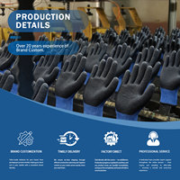 Gants de sécurité anti-coupure et antidérapants CY Factory A5 13G en mousse hybride PE enduite de latex, certifiés CE EN388:4X43E