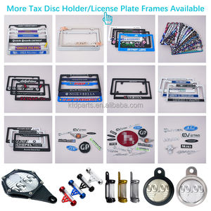 Soporte de marco de matrícula duradero KTD, cubierta metálica para matrícula de coche, soporte para matrícula - Product Image 6