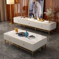 Meuble TV de luxe léger pour salon, table basse, meuble TV, meuble TV, meuble moderne pour la maison, meuble mural, ensemble en bois