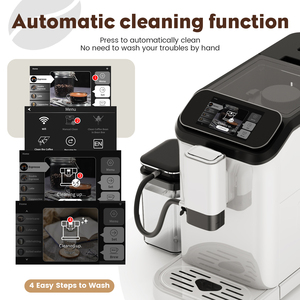 เครื่องชงกาแฟเอสเพรสโซ่อัตโนมัติเต็มรูปแบบ ปี 2025 รุ่น Hot Home Smart Wifi Tuya พร้อมแอปพลิเคชัน - Product Image 2