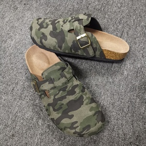 <span class=keywords><strong>Mules</strong></span> et sabots d'intérieur/extérieur pour femmes en similicuir suédé vert militaire de haute qualité avec soutien de la voûte plantaire en <span class=keywords><strong>cuir</strong></span> de vachette - Product Image 5