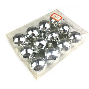Boules plastiques à suspendre pour arbre de noël, 1 pièce, accessoires de décoration, maison - Product Image 4
