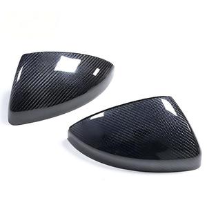 Nouvelle coque de rétroviseur latéral en fibre de carbone, pièce auto de remplacement en ABS avec option de trou auxiliaire pour Audi R8 TT TTS, protection - Product Image 5