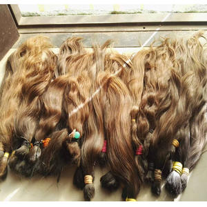 Extensiones de cabello humano trenzado, sin procesar, rubio miel natural, sin procesar, virgen europea, rusa, para pelucas Judías - Product Image 3