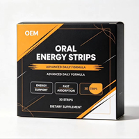 Bandes énergétiques à dissolution rapide OEM/ODM en gros – Complément stimulant physique à marque privée pour hommes – Film oral sportif