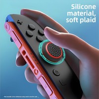 2 Tapas de Joystick con Cable, Anillo Único, Generación NS2, Silicona Luminosa de Doble Color, Protección para 2 Controles Compatibles, Molde Privado