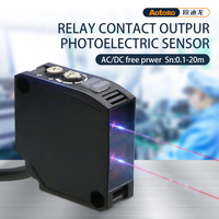 Sensor Fotoeléctrico de Reflexión Difusa EK51-D2M4 de 2m de Distancia, Fotocélula IR Cuadrada con Distancia de Detección