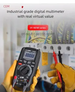 Multimetro industriale AD Alta precisione misuratore ขายอเนกประสงค์สำหรับ eletista tricdi tensionone CA /<span class=keywords><strong>cc</strong></span> DT-985/987 - Product Image 5