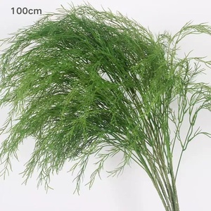 Offre Spéciale plante artificielle branche verte tiges de verdure artificielle feuilles vertes feuilles de saule pour arrangement floral de mariage - Product Image 4