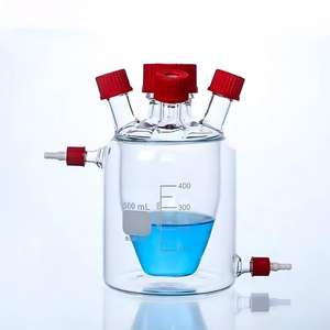 Célula electrolítica <span class=keywords><strong>de</strong></span> doble capa Vidrio <span class=keywords><strong>de</strong></span> borosilicato alto Sellado Oxidación <span class=keywords><strong>de</strong></span> cinco puertos 50-2000ml Ciclo <span class=keywords><strong>de</strong></span> temperatura controlada - Product Image 2