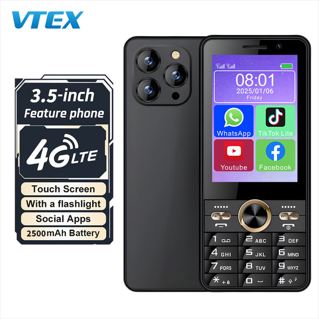 3.5 '' Quad Core Android 8.1 Mobilephone 2500mAh 16GB+2GB 2.0MP Camera WiFi BT 2500mA Small Phones Touch Screen 4G Smartphone
