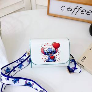 Tas Selempang Anak Modis Baru, Tas Selempang Anak Perempuan Motif Stitch, Tas Aksesori Anak Lucu Bergambar Kartun - Product Image 6