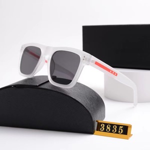 Gafas de Sol Polarizadas UV400 de Moda 3835 para Hombre, Gafas de Sol de Diseñador de Marca de Lujo de Alta Calidad, Color Negro Mate para Hombre - Product Image 2