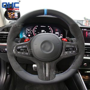 Volante Ohc Motors Serie F, Actualización de Modelo Antiguo a Nuevo para <span class=keywords><strong>BMW</strong></span> Serie <span class=keywords><strong>G</strong></span> M5 <span class=keywords><strong>M8</strong></span>, Volante de Fibra de Carbono y Gamuza - Product Image 3