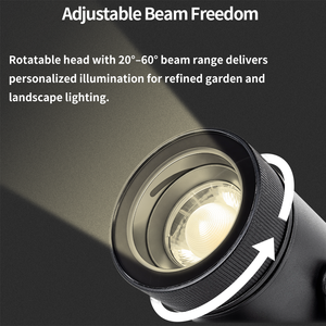 Projecteur de jardin moderne à intensité variable pour allée extérieure, étanche IP65, projecteur paysager à pointe LED - Product Image 3