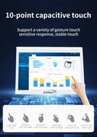 Nueva Tablet PC Android de 10.1 Pulgadas con Pantalla Táctil Dual en Forma de L, Octa Core, Rockchip, Wi-Fi, RJ45, POENFC, para Oficina Inteligente, Punto de Venta, Kiosco