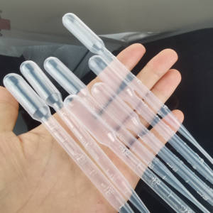 Pipet Pasteur Plastik 3ml dengan Skala Graduasi, Sekali Pakai, untuk Transfer Minyak Atsiri, Obat, Kerajinan DIY, Penggunaan Laboratorium - Product Image 3