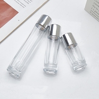 Flacon Échantillon de Parfum en Verre Transparent Forme Plate Cylindrique avec Vaporisateur – Volumes 20ml, 30ml, 50ml, 60ml – Idéal pour Diffuseurs