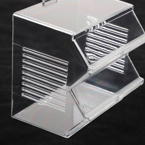 Caja de cría de acuario para pecera para acuario de peces pequeños, pecera para mascotas, Guppy, cría <span class=keywords><strong>Doble</strong></span> - Product Image 6