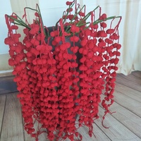 Kunstbloemrank Groene planten Woondecoratie Liefdestranenrank Kunstbloemboeket Zeer realistisch kunstmatig