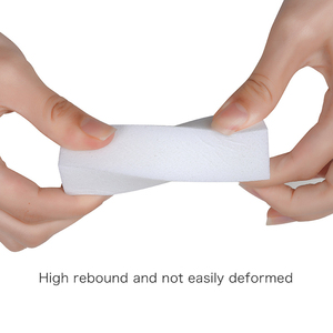 Nail Gel Polish loại bỏ 4 cách Nail tập tin bền mềm Sponge Trắng sandpaper Nail Buffer - Product Image 4