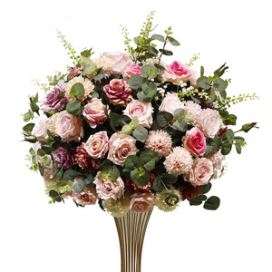 Modernas y Lujosas Bolas de Flores de Espuma Ecológica con Rosas Verdes para Decoración de Mesas de Boda, Soportes de Flores Decorados, Esferas Artificiales Redondas - Product Image 2