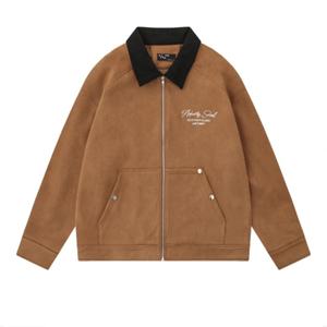 Chaqueta de Mecánico Personalizada Retro con Cierre, Efecto Desgastado por el Sol y Lavado Ácido para Mujer, Fabricante de Chaquetas de Trabajo Vintage de Lona de Pato - Product Image 1