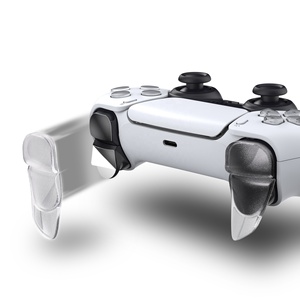 EXtremeRate Clear Trigger Extenders Shoulder Buttons Extension Triggers for PS5 & PS5 Edge <b>Controller</b> & PS Portal <b>Remote</b> Player - Product Image 4