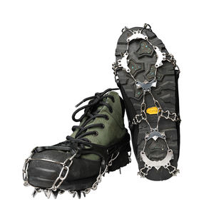 BOHU 19-Crampons à <span class=keywords><strong>glace</strong></span> en acier à crampons bottes de randonnée avec poignées antidérapantes pour une meilleure marche dans des conditions glacées - Product Image 3