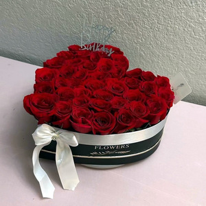 Hartvormige Bloem-En Fruitdoos Geschenkverpakking Set Van Drie Stuks Bruiloft Bloem Verpakking Bloemstuk Doos - Product Image 6