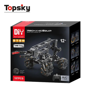 High Quality <strong>DIY</strong> Remote Control Alloy Mechanical Arm <strong>RC</strong> <strong>Car</strong> <strong>Kit</strong> Metal Vehicle Toys Kids' Science Projects Engineering Adventures - Product Image 6