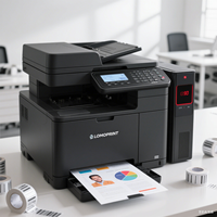 Kemasan dan pencetakan Printer Label Inkjet pabrik dengan cartridge tinta berbasis pigmen untuk produk makanan minuman
