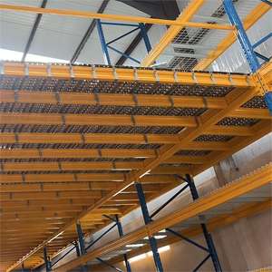 גואנגדונג פושאן מחסן מחסן קומותיים+מדפים קומותיים פלדה מותאמת אישית עם מתלים התקנה קלה - Product Image 2