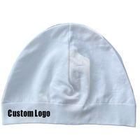 Logo personnalisé Bonnet doublé en satin Impression logo Casquette de cyclisme Tête de mort Vente en gros Chapeau de course Bonnet Casquettes de tête de mort personnalisées