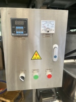 Marmite chauffante électrique à double enveloppe, cuve de mélange commerciale en acier inoxydable avec agitateur pour la concentration du sirop et la cuisson des sauces