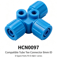 Connecteur en T pour tube compatible 8 mm ID HCN0097 D, pièces de rechange compatibles avec les séries D A&A+