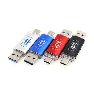 Ổ flash <span class=keywords><strong>USB</strong></span> Type-C 2 trong 1, in logo tùy chỉnh, dung lượng 8GB 16GB 32GB 64GB 128GB, chuẩn 2.0, hỗ trợ OTG, sản xuất tại nhà máy. - Product Image 3