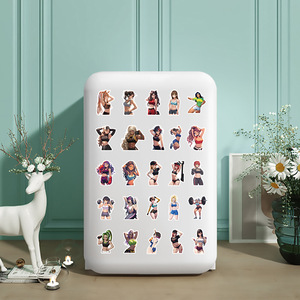 54 autocollants graffiti anime fille athlète pour ordinateur portable, bagages, décoration, autocollant cadeau <span class=keywords><strong>sexy</strong></span> pour salle <span class=keywords><strong>de</strong></span> sport - Product Image 6
