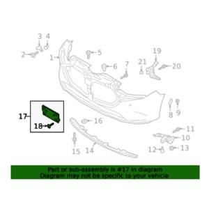 Soporte de Matrícula Delantero para Automóvil Mazda 3 2019-2023, Soporte de Placa de Matrícula OEM BELG-50-171 BCKN-50-170B - Product Image 4