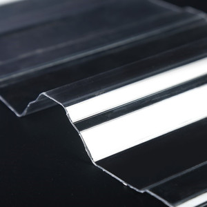 UV耐性PCルーフシート透明ポリカーボネート段ボールシート - Product Image 2