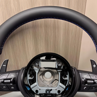 Volant sport en cuir personnalisé en forme de D M Performance pour F10 F20 F30 F32 F80 F82 M3 M4 M5 M6 E90 X5 X6