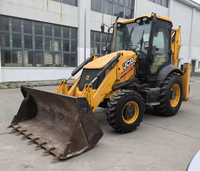 Chargeuse-pelleteuse JCB 3CX d'occasion, capacité nominale de 5 tonnes, modèle 2020, composants moteur et boîte de vitesses en bon état, 4 roues motrices, pour les exploitations agricoles