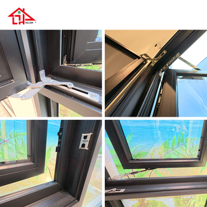 2025 Khung Tăng Cường Thiết Kế Hiện Đại Ngang Thép Không Gỉ Chống Trộm Bằng Chứng Sang Trọng Cửa Sổ Cửa Sổ Xử Lý Nhôm Kính Biệt Thự - Product Image 4