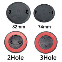 Emblème de capot avant et de coffre arrière ABS 82mm 74mm à 2 ou 3 trous pour BMW E46 E60 E90 E39 E36 E30 F10 F30 - Accessoires
