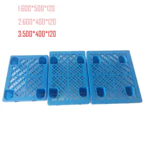 600*400*120Mm 4 Chân Giá Rẻ Nhựa Pallet Máy Giặt Sử Dụng Pallet Siêu Thị Trường Sử Dụng Pallet