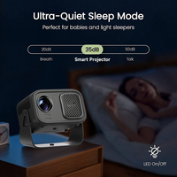 Mini projecteur intelligent d'usine 4K Full HD Home Cinéma Projecteurs de jeux vidéo portables Téléphone portable Projecteur LED Android extérieur