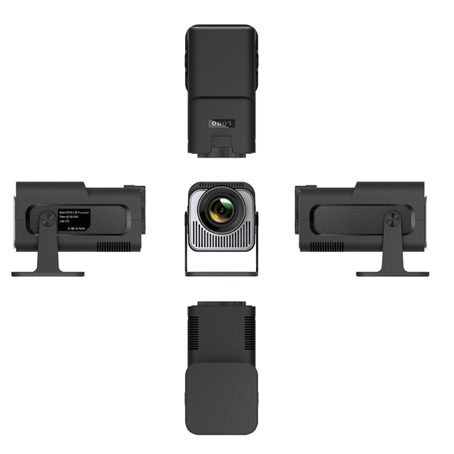 Mini 720P Projector HY320 Android 200 ANSI 4K Support Ideal for Gaming  Outdoor/Home