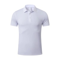 Chemise de golf décontractée en polyester 100% tricoté, impression numérique personnalisée de haute qualité, broderie boutonnée, respirante, unisexe, manches courtes