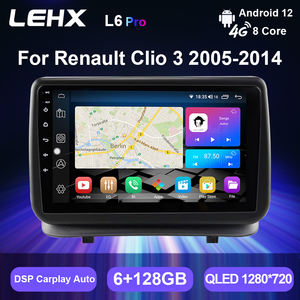Autoradio Android LEHX L6Pro <span class=keywords><strong>2</strong></span> <span class=keywords><strong>Din</strong></span> avec Carplay 4G pour Renault <span class=keywords><strong>Clio</strong></span> 3 <span class=keywords><strong>CLIO</strong></span> 3 2005-2014, autoradio GPS, lecteur DVD de voiture - Product Image 2